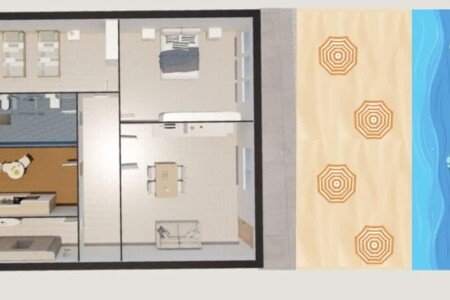 Appartamento 2 camere, con aria condizionata