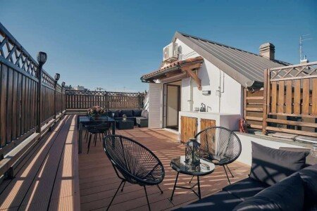 Appart'Hotel design, 1 chambre, avec jardin