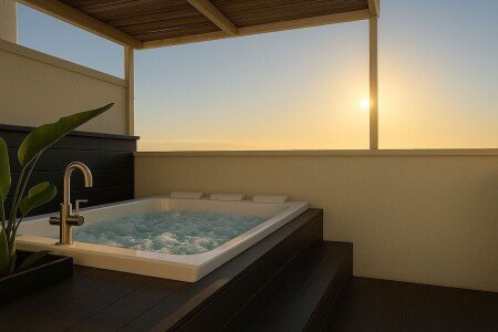 Chalet 1 camera, con giardino