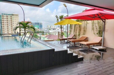 Studio 1 chambre, avec piscine