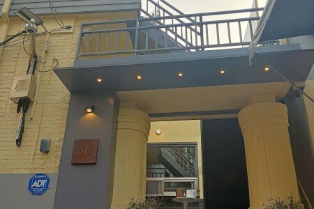 Maison design, 1 chambre, avec jardin