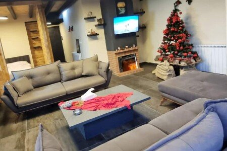 Chalet 1 bedroom, with fireplace