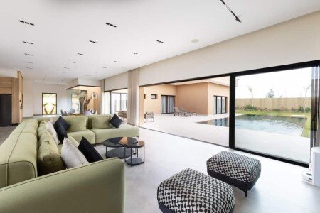 Villa contemporaine chic, 5 chambres, avec piscine