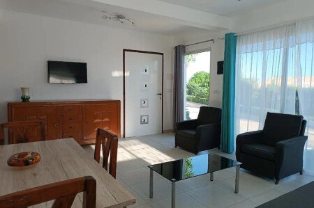 Appartement 2 chambres, avec jardin