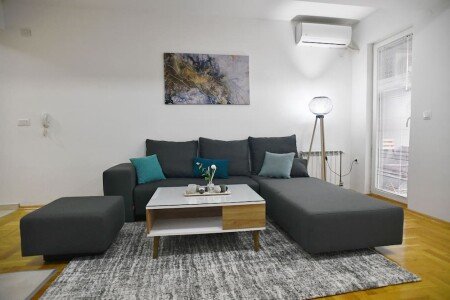 Appartement design, 1 chambre, avec jardin