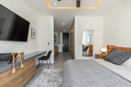 Apartamento 1 habitación, con aire acondicionado