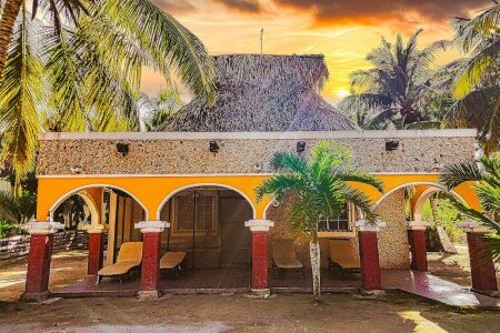 Casa 1 habitación, con jardín