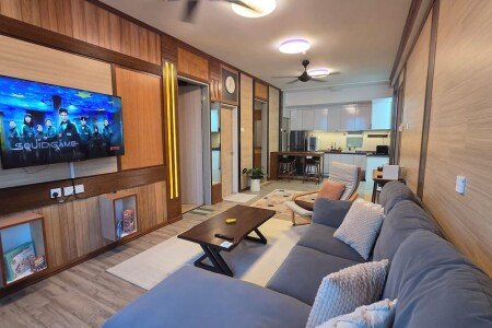 Apartment 3 bedrooms, with gym