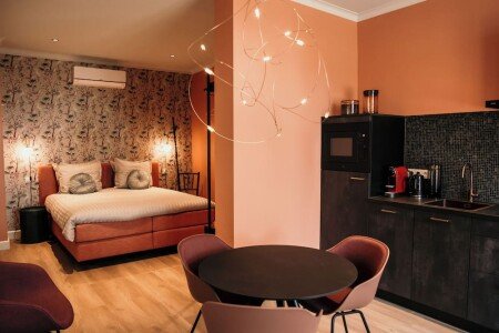 Appart'Hotel design, 1 chambre, avec climatisation