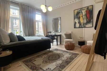 Appartement 2 chambres, avec jardin