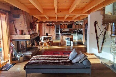 Chalet 5 chambres, avec cheminée