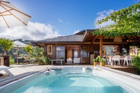 Villa ouverte cozy, 3 chambres, avec jacuzzi