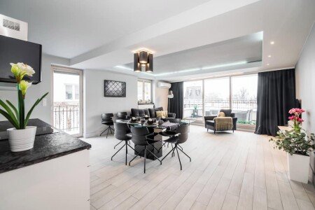 Apartment 3 bedrooms, with garden