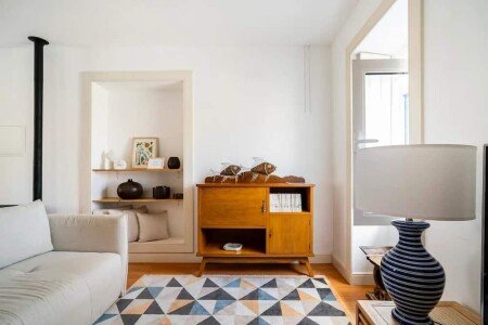 Appartement 2 chambres, avec cheminée