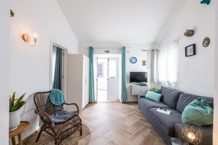 Casa 2 habitaciones, con chimenea