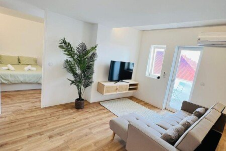 Loft 1 chambre, avec jardin