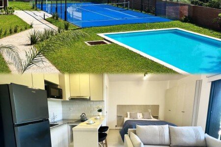 Apartamento 1 habitación, con piscina