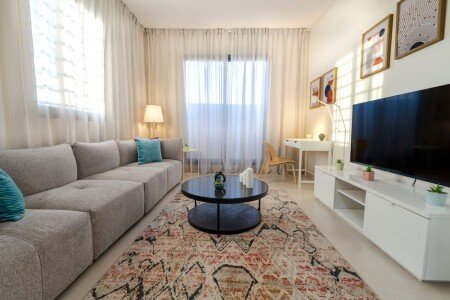 Apartment 1 bedroom, with garden
