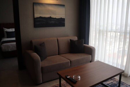 Bed and breakfast 1 bedroom, with air conditioning