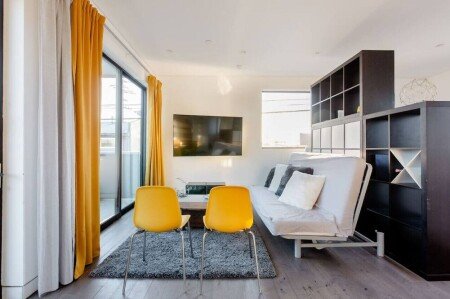 Camping / Mobil Home 1 chambre, avec jardin