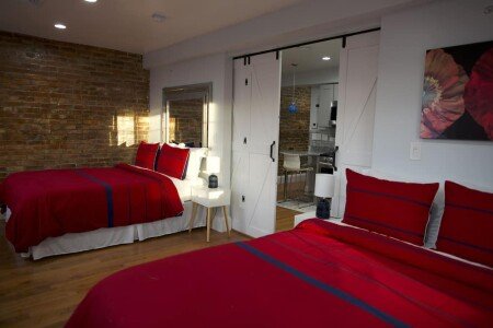 Bed and breakfast 1 bedroom, with air conditioning