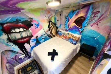 Bed and breakfast 1 bedroom, with jacuzzi