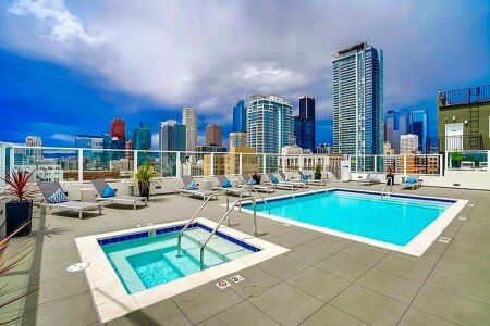 Apartment 1 bedroom, with pool