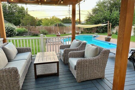 House 3 bedrooms, with pool