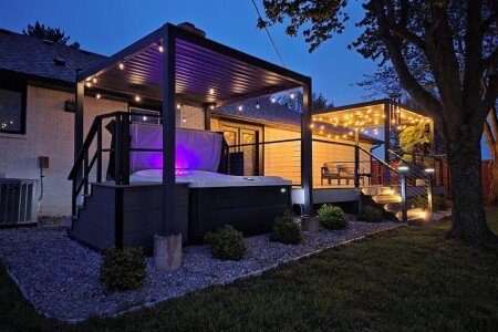 House 4 bedrooms, with jacuzzi