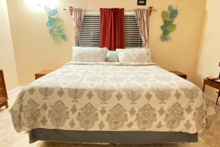 Bed and breakfast 1 bedroom, with air conditioning