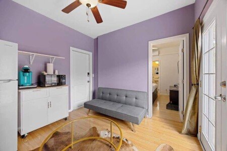 Bed and breakfast 1 bedroom, with air conditioning