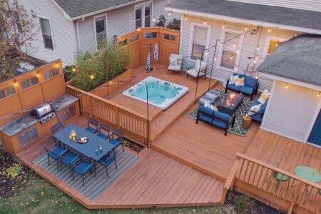 House 4 bedrooms, with jacuzzi