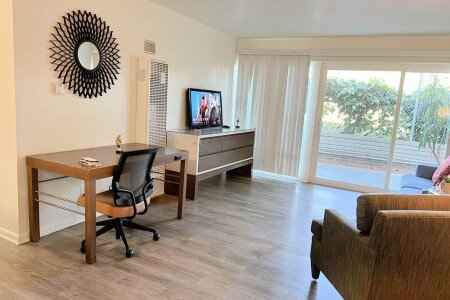 Appart'Hotel design, 1 chambre, avec climatisation