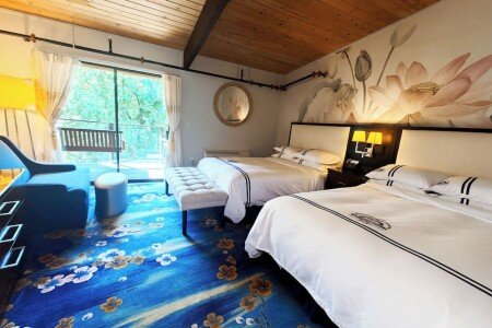 Bed and breakfast 1 bedroom, with air conditioning