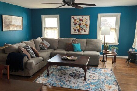 House 2 bedrooms, with garden
