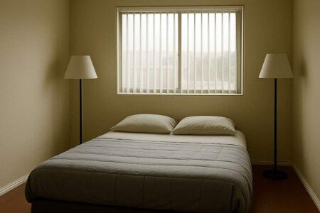 Apartment 2 bedrooms, with gym