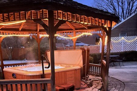 House 1 bedroom, with jacuzzi