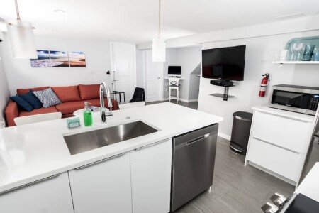 Appartement 1 chambre, avec jardin