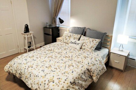 Bed and breakfast 1 bedroom, with air conditioning