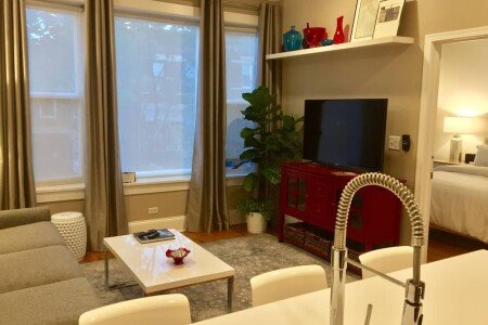 Apartment 3 bedrooms, with garden