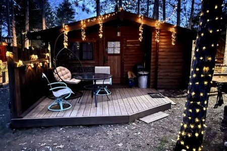 Chalet 1 bedroom, with garden