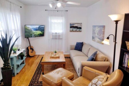 House 2 bedrooms, with garden