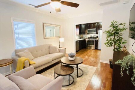 Apartment 2 bedrooms, with garden