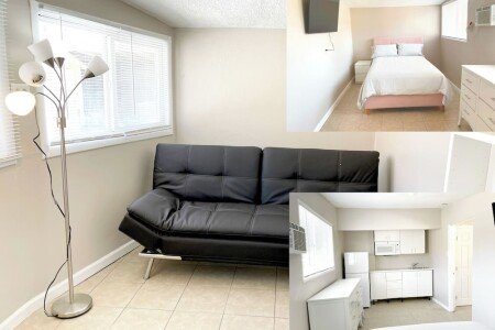 Bed and breakfast 1 bedroom, with air conditioning