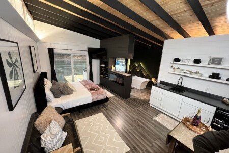 Chalet 1 bedroom, with jacuzzi