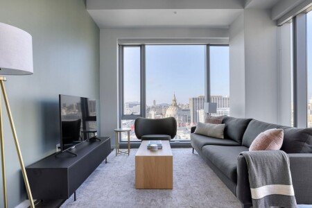 Appartement design, 2 chambres, avec piscine