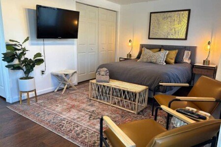 Bed and breakfast 1 bedroom, with air conditioning