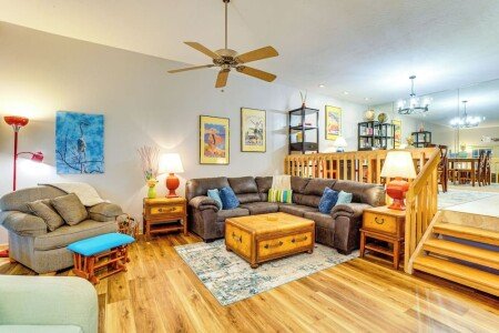 Apartment 3 bedrooms, with garden