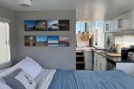 Boot 1 Schlafzimmer, mit Fitnessstudio